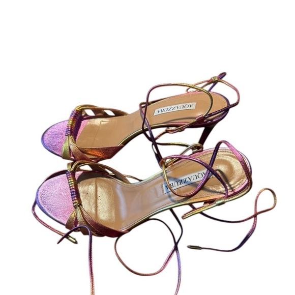 Aquazzura Leather D'Orsay Pumps Size 40 U.S Size 10 - Picture 6 of 14